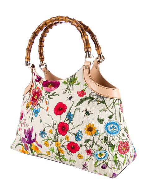 handbag gucci motivo floreale rosa|gucci floral mini dress.